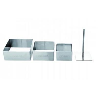 IBILI - Ustensiles et accessoires de cuisine - lot 3 emporte-pièces inox carres ( 716990-6 )