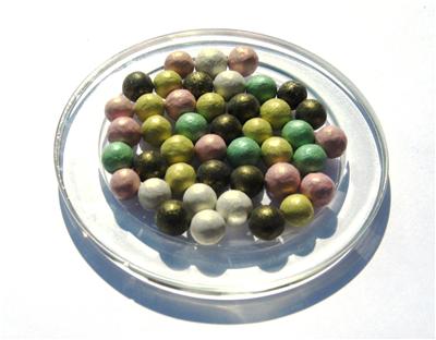 20 Billes en terre Tradition de type Mini-Bille en mélange de couleurs - Jeu de Plein Air et de cours de récréation