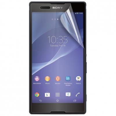 SONY Xperia T2 Ultra > Film (x2) protection écran Mat anti trace + 1 Brillant d'origine Muvit