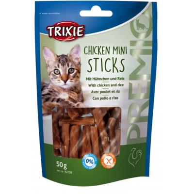 Premio Mini Sticks, Poulet/Riz, 50 G - Mon Animalerie
