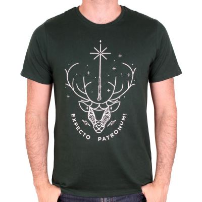 Tshirt Harry Potter - Expecto Patronum - Vert - XXL