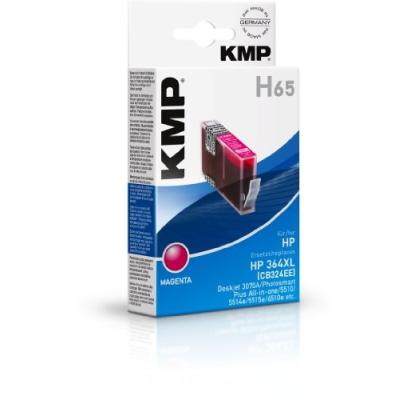 Cartouche d'impression KMP H65 Cartouche d'encre comp. HP CB 324 EE No. 364 - vue 1