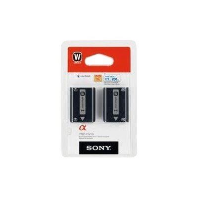 Sony 2Np-Fw50 - Batterie 2 X - Li-Ion - 1080 Mah - pour Hasselblad Lunar; Cyber-Shot Dsc-Rx10; A6000; A6300; A6400; A6500; A7 II; A7R II; A7S II