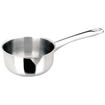 Ibili 665318 casserole bombée avec bec verseur prisma 18 cm en inox 18%