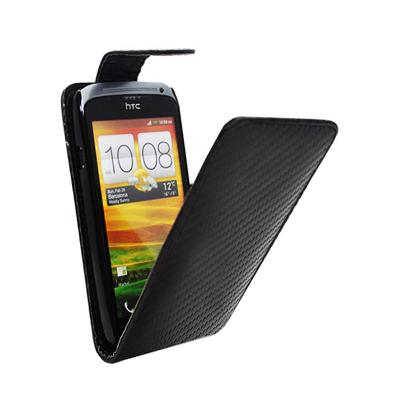 HTC One Etui Aspect Carbone Noir