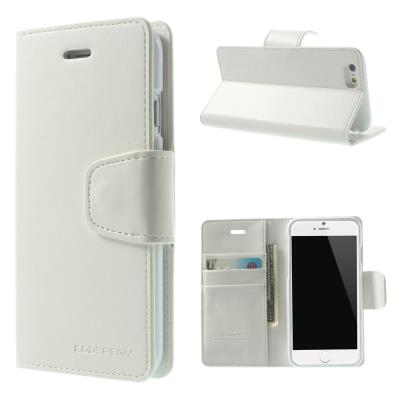 Etui en PU MERCURY Sonata pour Iphone 6s 6 4.7 pouces - Blanc