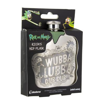Rick & Morty Flasque Acier Inoxydable 6oz
