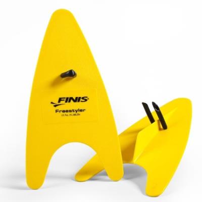 Finis paddles de natation freestyler jaune pour enfant