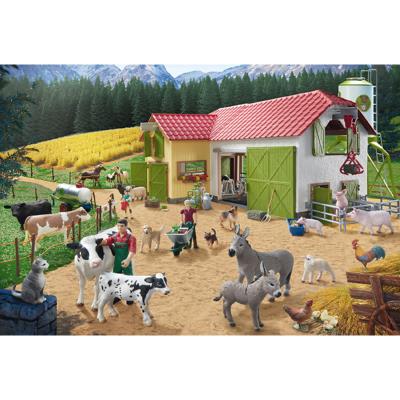 Puzzle 40 pièces : Journée à la ferme Schmidt
