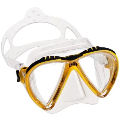 Cressi lince masque de plongée natation clair jaune