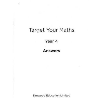 Target Your Maths Year 4 Answer Book - [Version Originale]