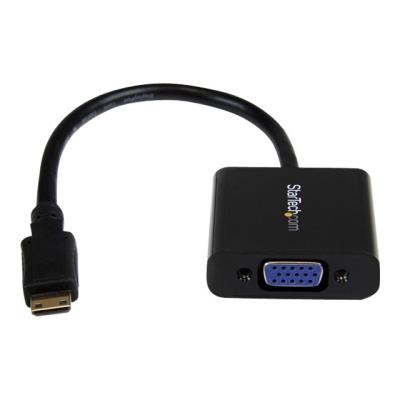 StarTech.com Mini HDMI naar VGA Adapter Converter voor Digitale Camera Foto / Video - 1920x1080 videoconverter - zwart