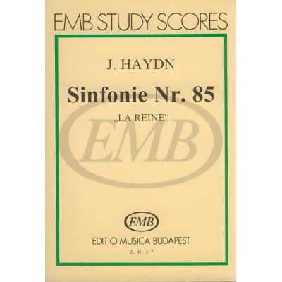 Partitions classique EMB (Editio Musica Budapest) HAYDN J. - SINFONIA N. 85 SI BEMOLLE MAGGIORE LA REINE - CONDUCTEUR POCHE Format poche