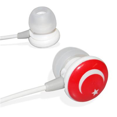 Écouteurs intra-auriculaires aux couleurs de la Turquie