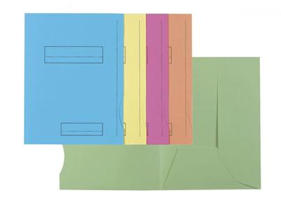 Chemise Exacompta - Paquet de 50 chemises Jura 160 24x32cm 2 rabats Vert Clair