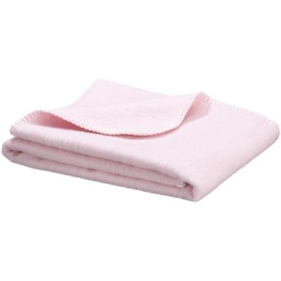 julius zöllner 350-4000-02 couverture en coton rose,75 x 100 cm