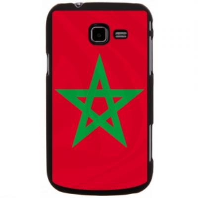 Coque rigide Galaxy Trend Lite S7390 Impression drapeau Maroc