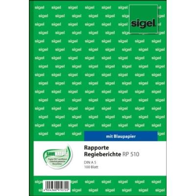 Sigel rapport regiebericht rp510