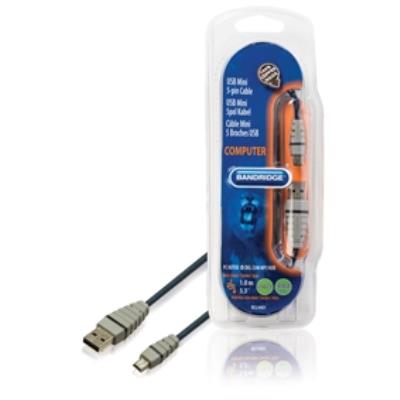 Câble mini 5 broches usb 1.0 m bandridge