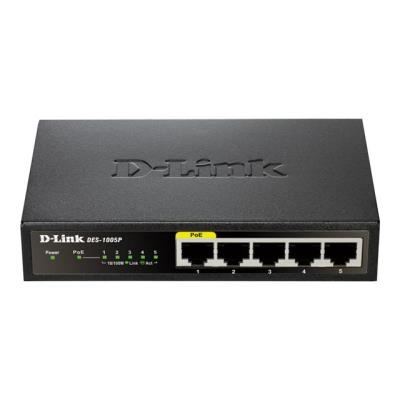 D-Link DES 1005P - commutateur - 5 ports - non géré