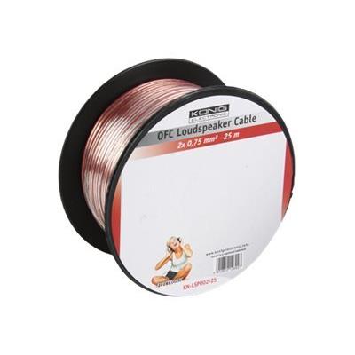 König OFC Loudspeaker Cable - speakerkabel (groothandel) - 25 m
