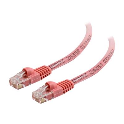C2G Cat5e Booted Unshielded (UTP) Network Patch Cable - verbindingskabel - 2 m - roze