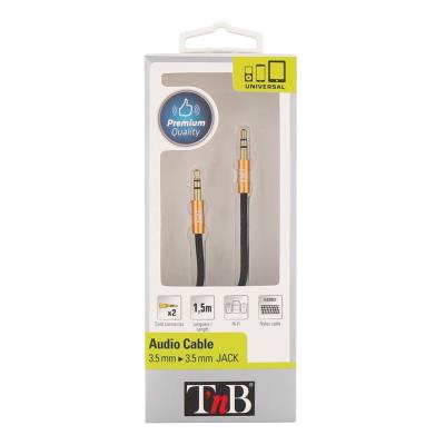 Cable jack nylon 3.5/3.5 finition or