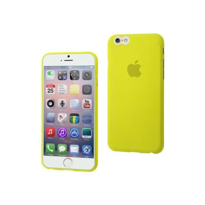 Muvit thingel - Achterzijde behuizing voor mobiele telefoon - thermoplastic polyurethaan (TPU) - zuurgroen - voor Apple iPhone 6