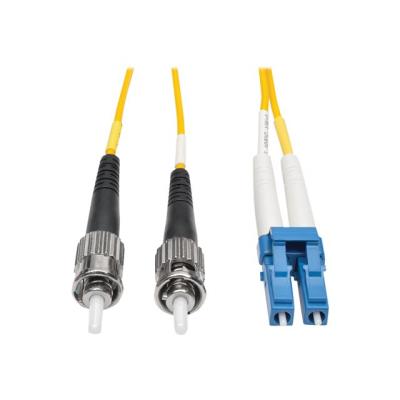 Tripp Lite 1M Duplex Singlemode 8.3/125 Fiber Optic Patch Cable LC/ST 3' 3ft 1 Meter - verbindingskabel - 1 m - geel