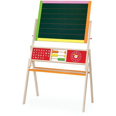 Viga Toys - 50951 - Tableau Noir Et Blanc Magnétique