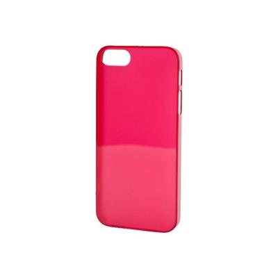 Xqisit iPlate Ultra Thin - Beschermende bedekking voor mobiele telefoon - polycarbonaat - rood - voor Apple iPhone 5, 5s