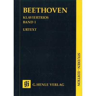 Partitions classique HENLE VERLAG BEETHOVEN L.V. - PIANO TRIOS, VOLUME I Piano