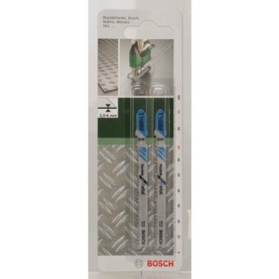 Bosch 2609256734 T 118 Bf Lame De Scie Sauteuse pour Tôles Métalliques Epaisseur 2,5-6 Mm Longueur 91 Mm
