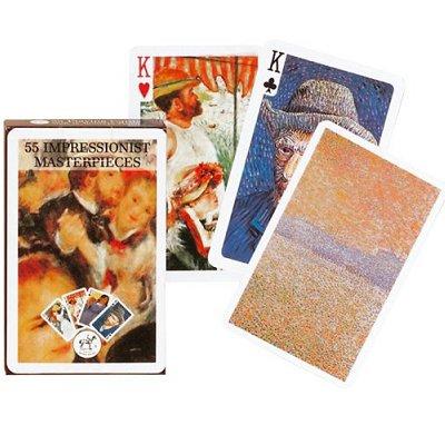 Jeu de 54 cartes - Tableaux d'impressionnistes