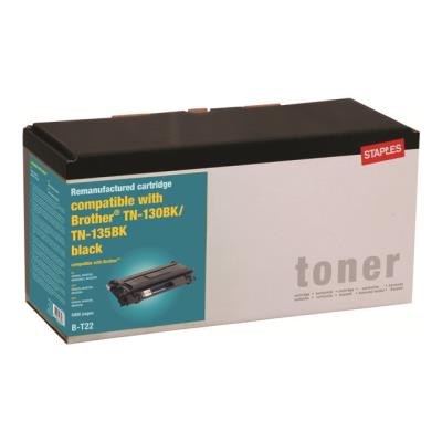 Staples - zwart - tonercartridge (alternative for: Brother TN135BK)
