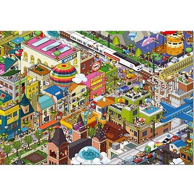 Puzzle 1000 pièces - Un jour dans la ville : Pixel Puzzle