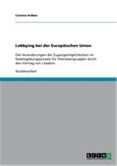 Lobbying bei der Europäischen Union