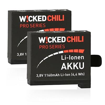 Wicked Chili Chargeur double et batterie Pro Series 2 batteries noir