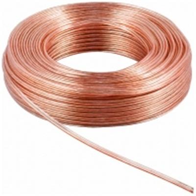 Bobine câble HP, OFC, 2x1.5mm², transparent, 100m
