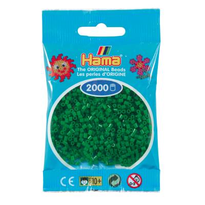 2 000 perles mini (petites perles Ø2,5 mm)- vert