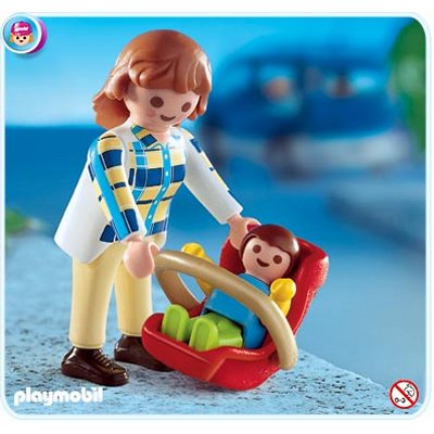 Playmobil - 4668 - Maman/bébé/siège