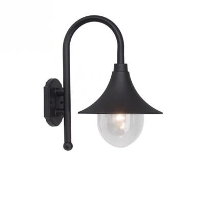 Applique extérieure en aluminium et plastique - noir