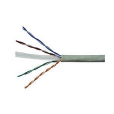 Wentronic cat 6 câble de transmission 4x 2x awg23 1 utp treillis non blindé 100 m gris