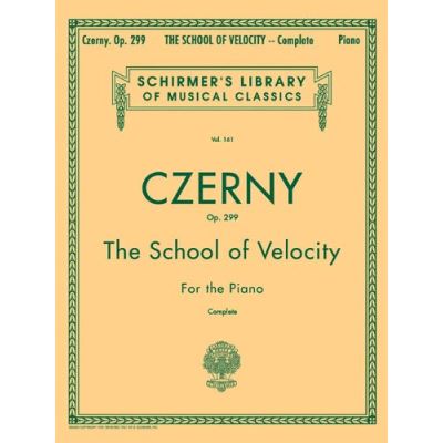 Méthodes et pédagogie EDITION PETERS CZERNY CARL - SCHOOL OF VELOCITY OP.299, COMPLETE - PIANO Piano