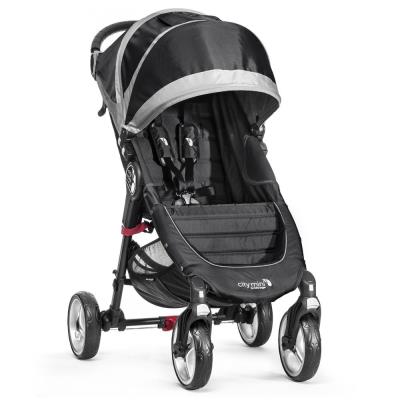Poussette city mini 4 roues noir