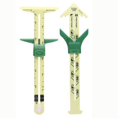 2Pcs Coulissantes Jauge de Mesure de Couture Règle 5-En-1 Outil pour le Scrapbooking Carterie Artisanat Papier et Plus Jjpj061