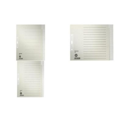 Leitz intercalaire en papier naturel, neutre, a4 extra-large 12210085