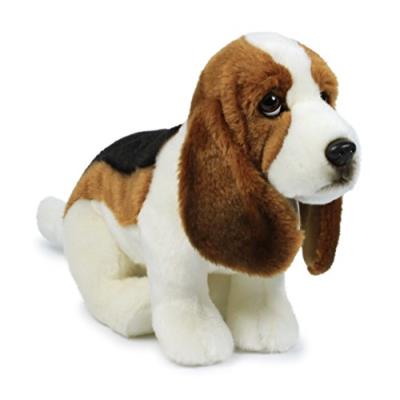 Anna club plush - 28177008 - peluche - basset hound - 27 cm