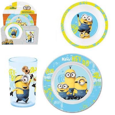 Set 3 Pièces Mélamine Moi Moche et Méchant