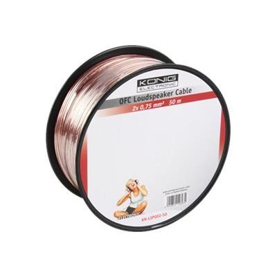 König OFC Loudspeaker Cable - câble pour haut-parleur en vrac - 50 m